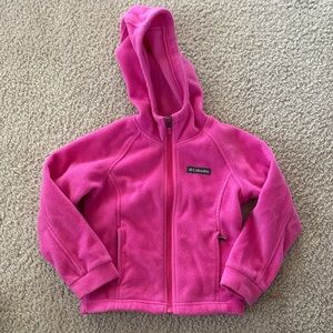 Columbia girls zip up Fleece Hoodie size XS